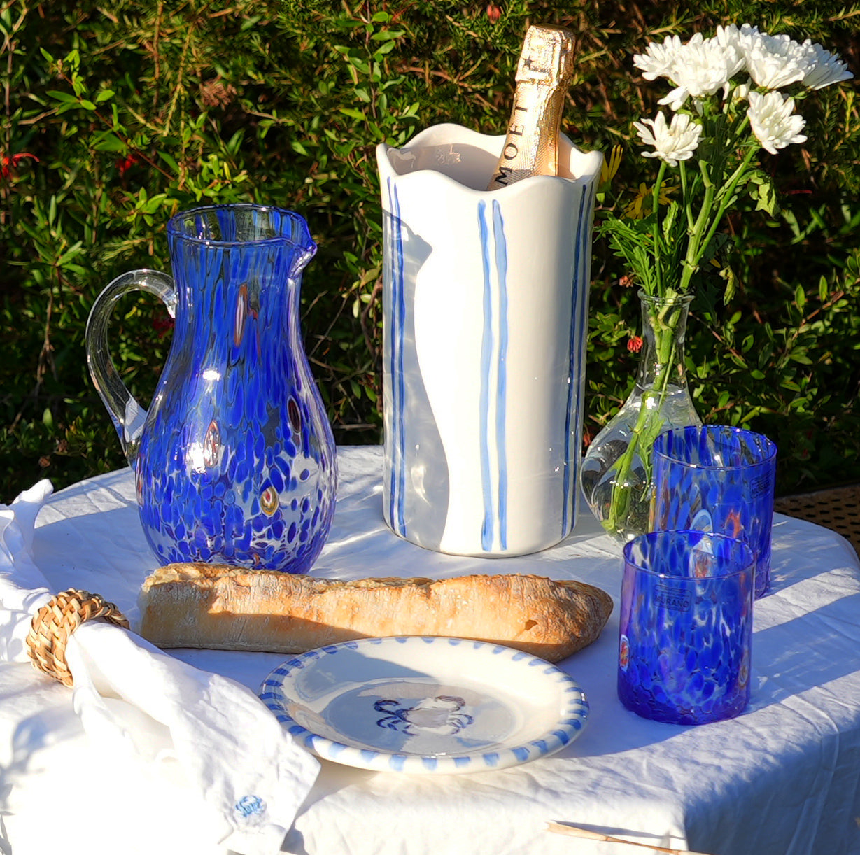 Murano Jug - Azzurro