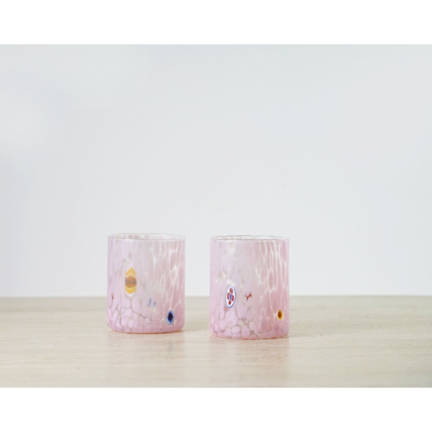 Murano Tumblers - Rosa